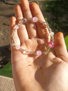 Pink Beaded Bracelet