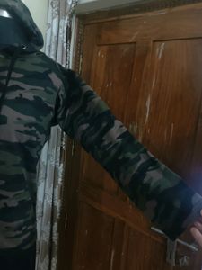 Army Print Sweatshirt