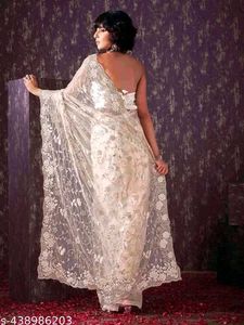 Partywear Net Saree 💓
