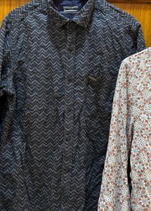 Peter England Indigo Nation Size L Men Shirt