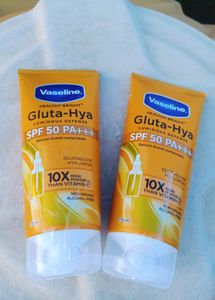 2 Pack ❤️ Vaseline Gluta-Hya Sunscreens 🌞