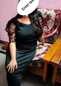 New Single Use Black Party Dress