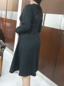 Black Wollen Dress