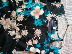 black gherdaar frock kurti