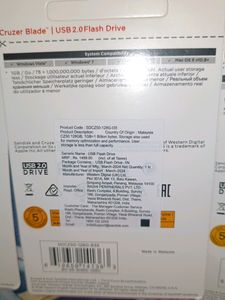 SanDisk 128gb Combo Of 3 Pendrive Cruzer Blade