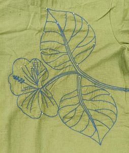 Olive Floral Print Kurti For Women