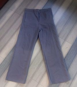 Wide Leg Trousers - Grey