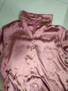 Satin Rose Blouse