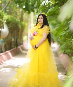 Stunning Yellow Maternity Gown