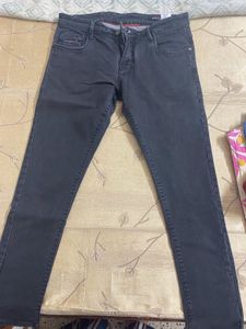 Mens Jet Black Jeans