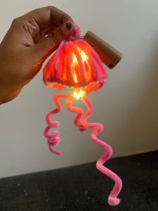 Small Jellyfish Lamp   Wall Decore