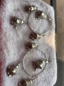 Hoop Jhumka Earrings