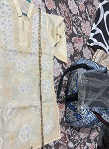 Cut Work Chikankari Kurta