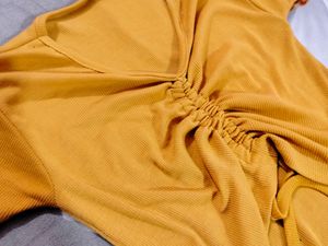 Ribbed Ruched Top