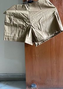 Khaki Wrap Skort