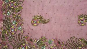 Stone Worked Bridal Saree