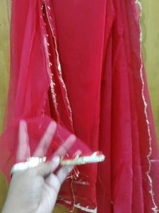 Elegant red Dupatta combo