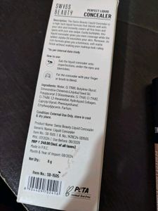 Pakistani Foundation And Swiss Beauty Concealer