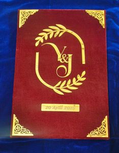 Customized Gift Nikah Nama Booklet Wedding