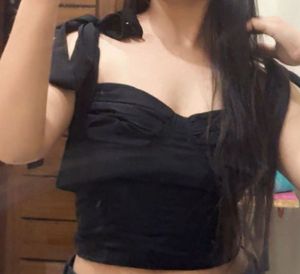 stylecast Shoulder strapped fitted top