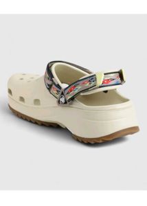 Platform Crocs with Decorative Straps