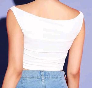 Off-Shoulder Drape Top