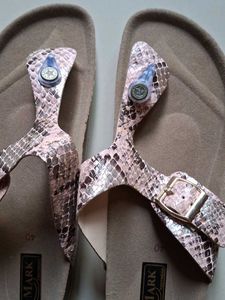 Stylish Red Mark Thong Sandals