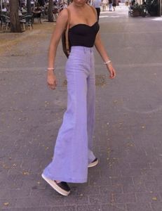 H&amp;M 💜Lilac Wide Leg Jean 💜|Ripped
