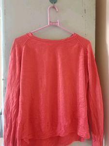 Coral Long Sleeve Top