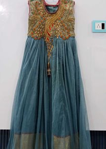 Elegant Ethnic Gery Gown