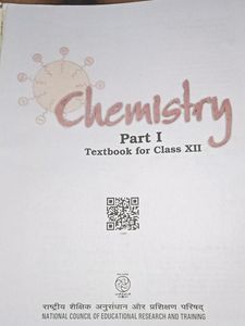 Class 12th(XII) CHEMISTRY BOOK PART-I (NCERT)