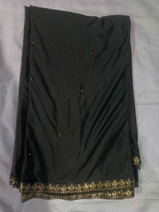 Elegant Black Saree with Blouse