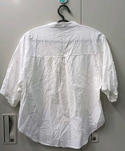 White Embroidered Blouse