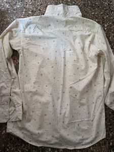 Patterned Cream Shirt