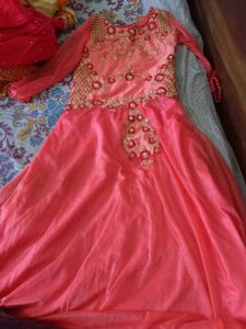 This is A Gown Very Beautiful And Embroidered
