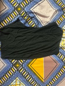 Black &#39;Its Your Loss, Baby&#39; Crop Top
