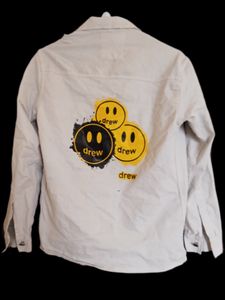 White Denim Jacket Shirt 🧥