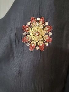 Dark Grey Partywear Kurti
