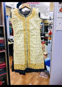 Elegant Embroidered Ethnic Gown