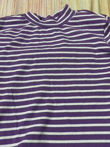 Striped Purple Tee