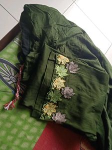 Beautiful Green Salwar Suit With Dupatta