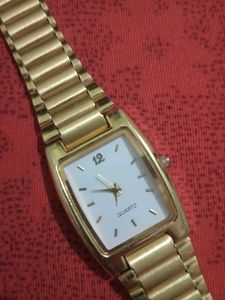 Gold-Tone Quartz Watch