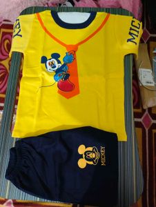 Tshirt Short Set For Kids (Set Of 3)