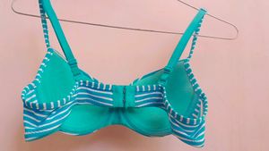 Striped Blue Bra