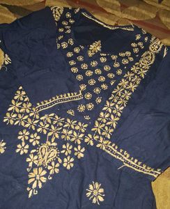 Pinteresty Blue Kurti