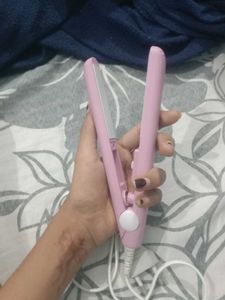 Mini Pink Hair Straightener