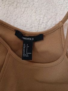 Tan Sleeveless Dress