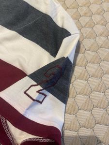 Striped Polo Tee For Men
