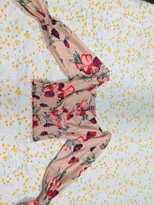 Floral Print Crop Top