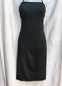 101511. Slinky Black Halter Dress